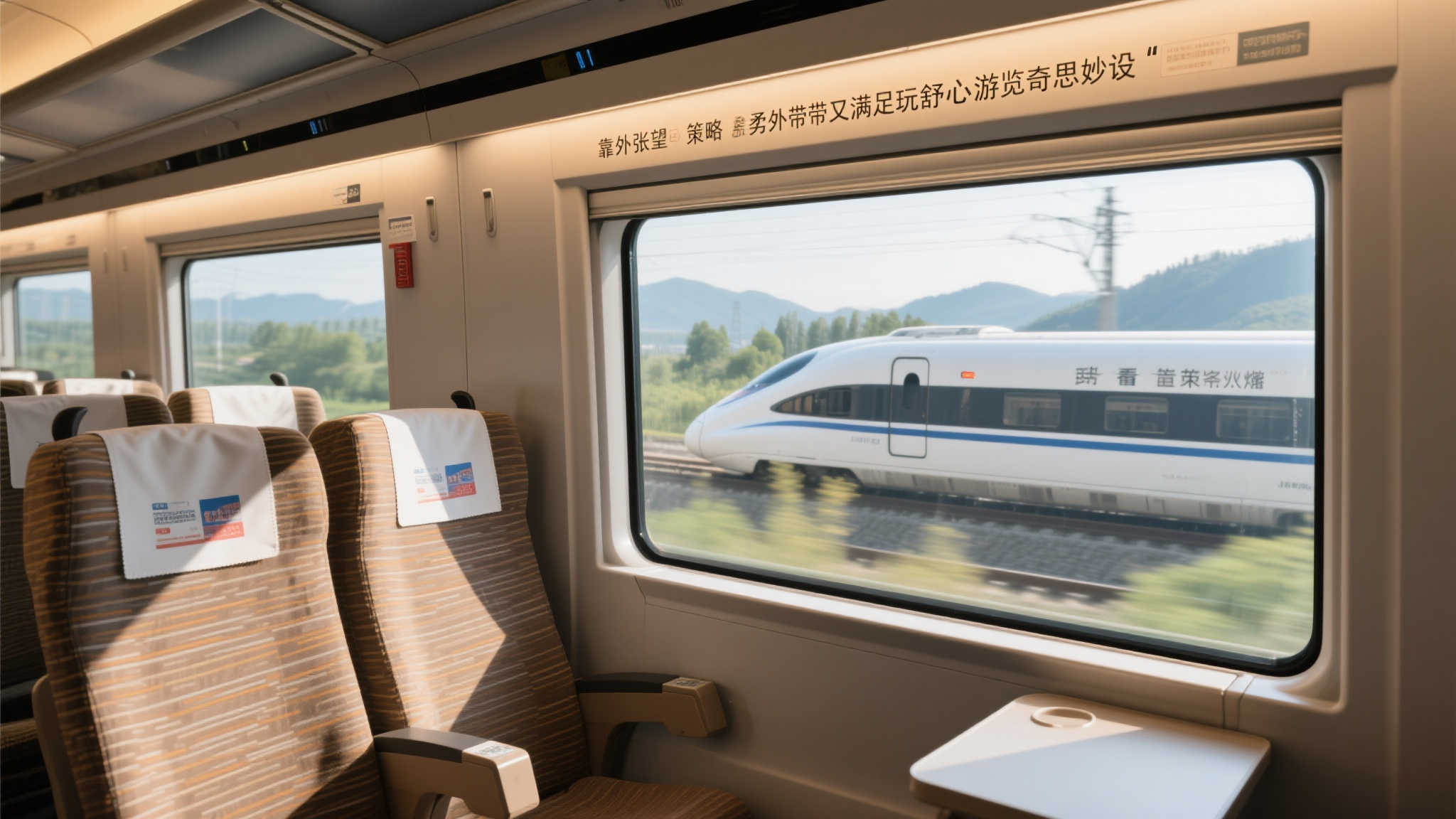 高铁F座备受追捧,被赞为观景首选! 高铁F座备受追捧,被赞为观景首选!